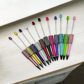 Pearl Rhinestone Beadable Pens